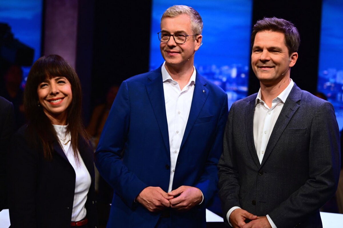 Abgeordnetenhauswahl Berlin - RBB-Wahlarena Berlins Spitzenkandidaten in der RBB-Debatte.