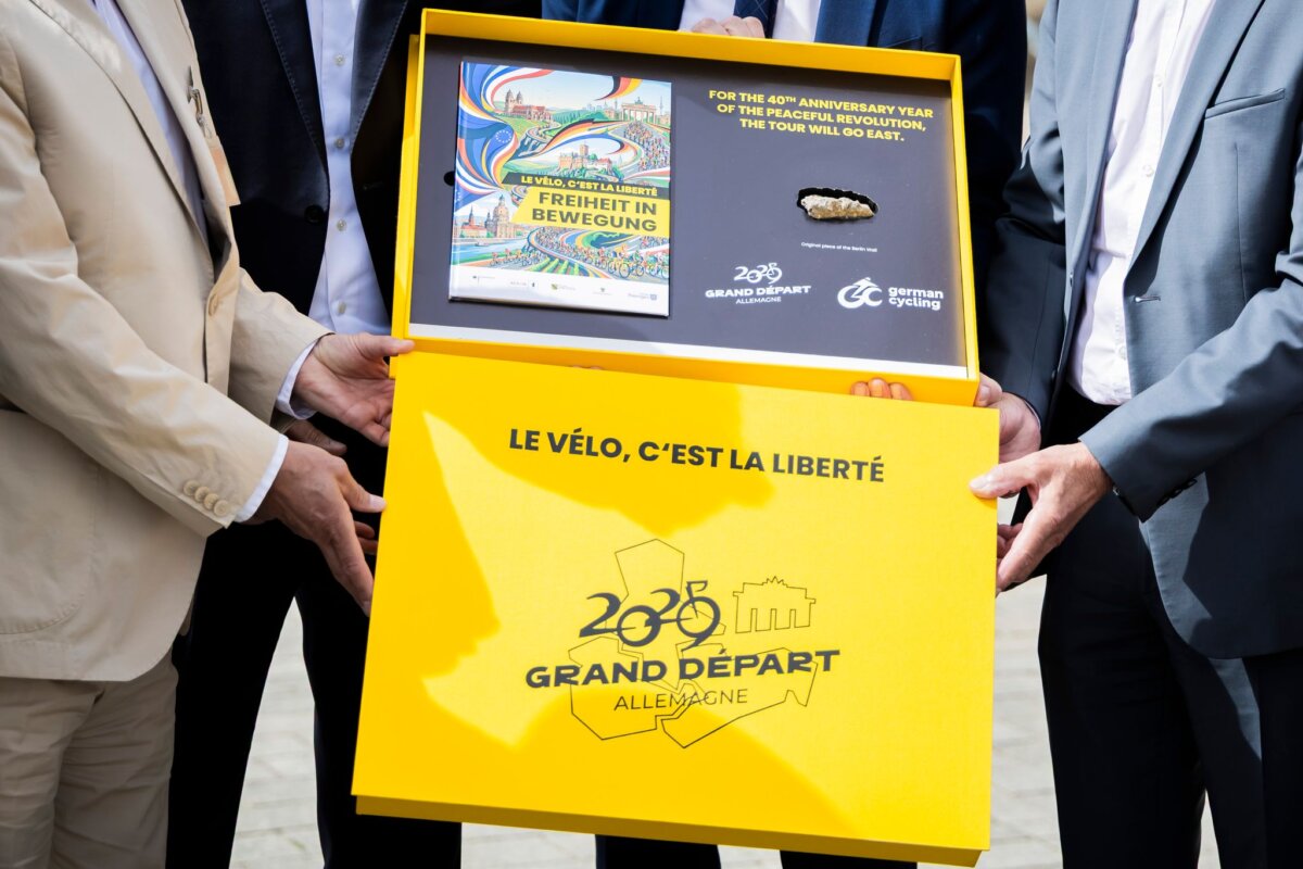 Übergabe Bewerbung um Start der Tour de France 2029 Deutschland bewirbt sich um den Grand Depart, den Start der Tour de France, 2029. (Archivbild)