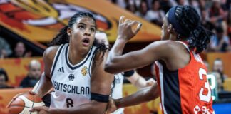 «Durch den Monsun»: Basketballerinnen trotzen Widerständen Nyara Sabally zeigte gegen Japan ihren Wert für das deutsche Team.