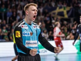 Dank Ludwig: Füchse mit wichtigem Heimsieg gegen Gummersbach Überragend in der ersten Halbzeit mit neun Paraden: Füchse-Keeper Lasse Ludwig. (Archivbild)