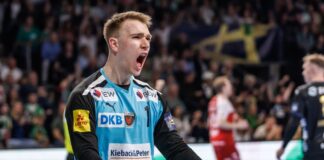 Dank Ludwig: Füchse mit wichtigem Heimsieg gegen Gummersbach Überragend in der ersten Halbzeit mit neun Paraden: Füchse-Keeper Lasse Ludwig. (Archivbild)