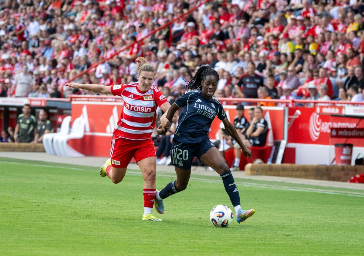 Katja Orschmann im Trikot von Union Berlin Katja Orschmann (l) verlässt Union Berlin zum dritten Mal. (Archivbild)