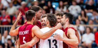 Ohne Grozer: Volleyballer schlagen Niederlande souverän Das deutsche Team trifft am Samstag erneut auf die Niederlande.