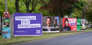 Der Wahlkampf ist überall in Berlin präsent. (Archivbild)  