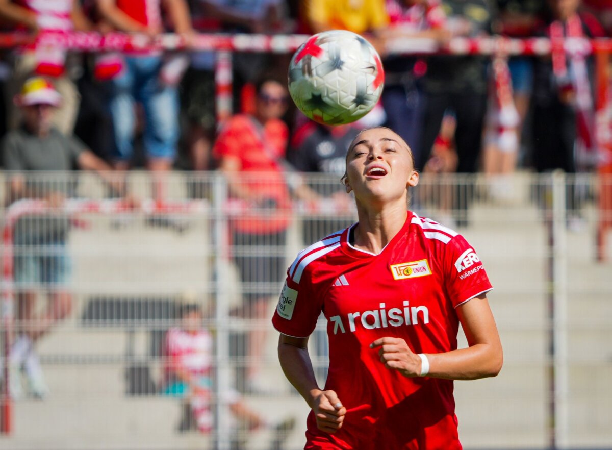 Lia Kamber von Union Die Unionerin Lia Kamber sorgte in Magdeburg für eine frühe Vorentscheidung. (Archivbild)