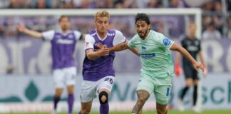 Hertha BSC nicht zu stoppen: 3:1 beim VfL Osnabrück Herthas Kevin Sessa (r) traf gegen den VfL Osnabrück.