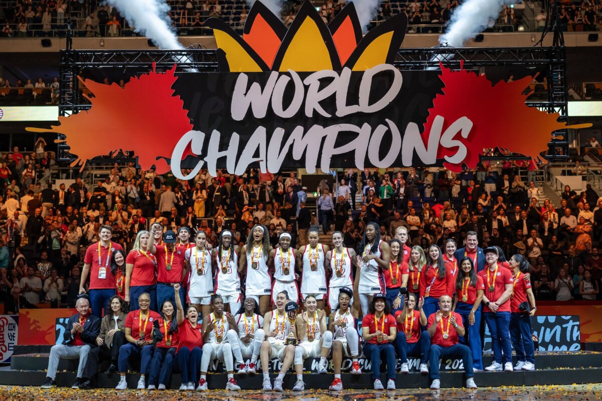 USA - Frankreich Die USA feiern die Titelverteidigung.