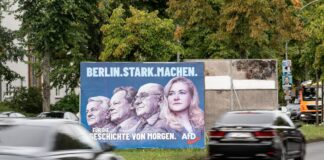 AfD-Wahlplakat zeigt Brinker neben Willy Brandt Ein Wahlplakat der Berliner AfD mit deren Spitzenkandidaten neben mehreren früheren Berliner Bürgermeistern sorgt für Diskussionen.