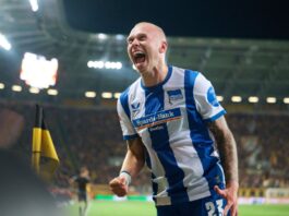 Ein verdienter Auswärts-Döner: Hertha auf Rekordjagd Nach dem Spiel verriet der Doppeltorschütze auch sein kleine Erfolgsgeheimnis.