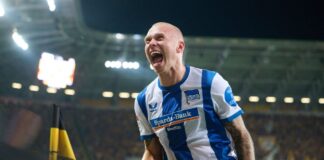 Ein verdienter Auswärts-Döner: Hertha auf Rekordjagd Nach dem Spiel verriet der Doppeltorschütze auch sein kleine Erfolgsgeheimnis.