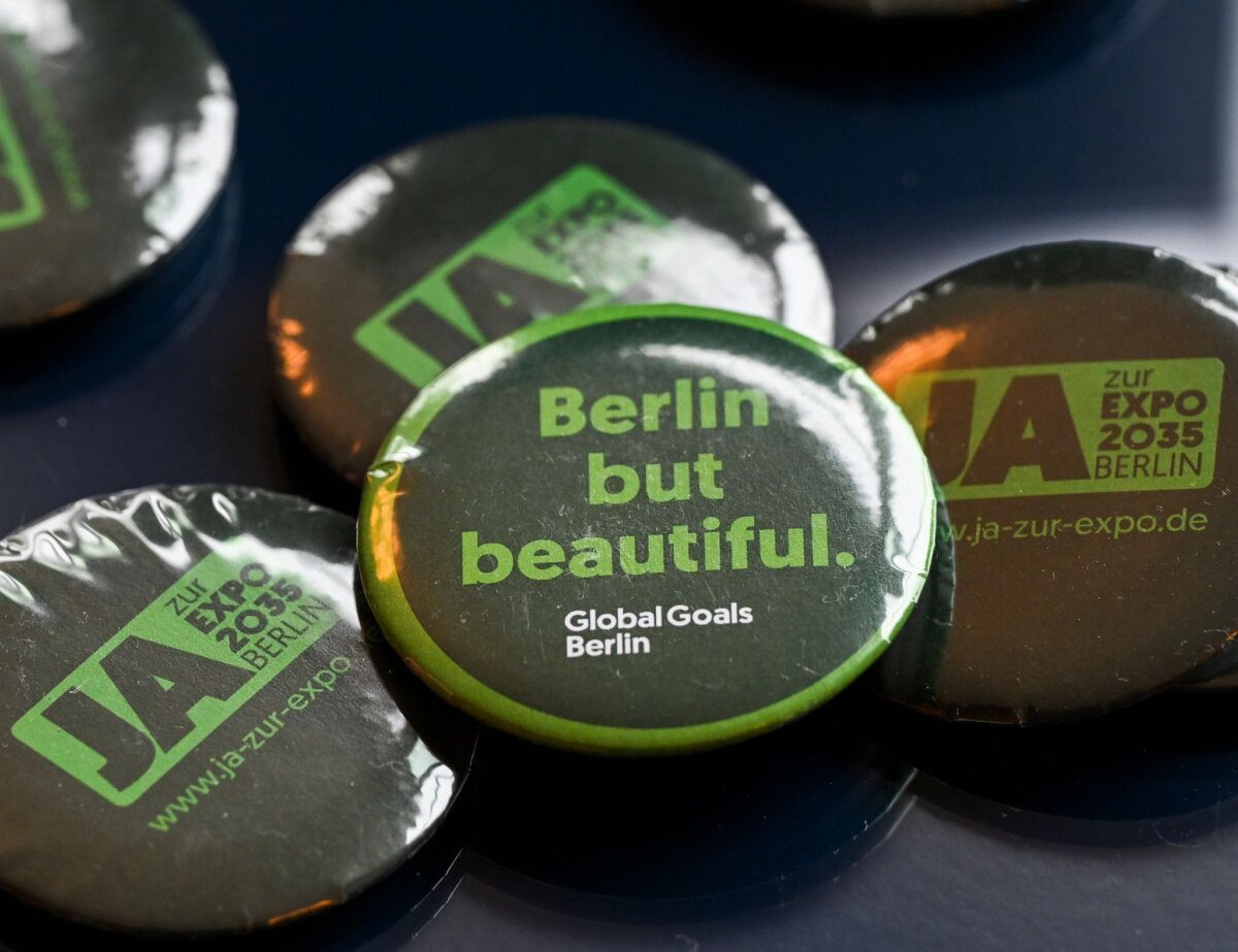 Kampagne zur Expo 2035 in Berlin Wird ein Ja zur Weltausstellung Expo aus Brandenburg unwahrscheinlicher? (Symbolbild)