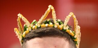 Brandenburgs Erntekönig hat Lust auf «Bauer sucht Frau» Der Junglandwirt hat für ein weiteres Jahr die Krone aufgesetzt. (Archivbild)