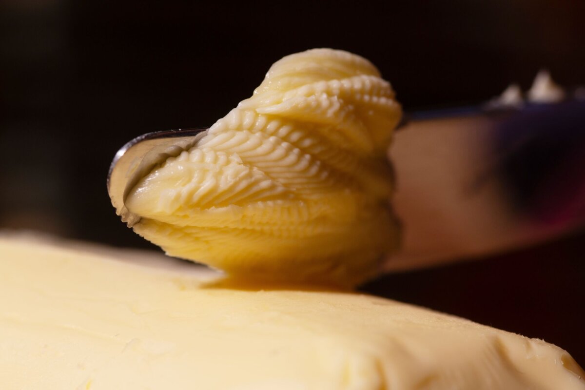 Inflation - Lebensmittel Butter ist deutlich billiger als vor einem Jahr.