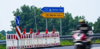 Gesperrte B101 soll Mitte November wieder freigegeben werden Die Sperrung auf der B101 soll im November aufgehoben werden. (Archivbild)