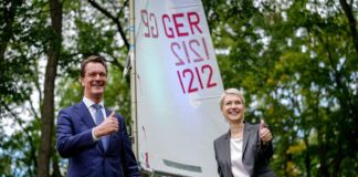 Hendrik Wüst und Manuela Schwesig bei einem Termin.