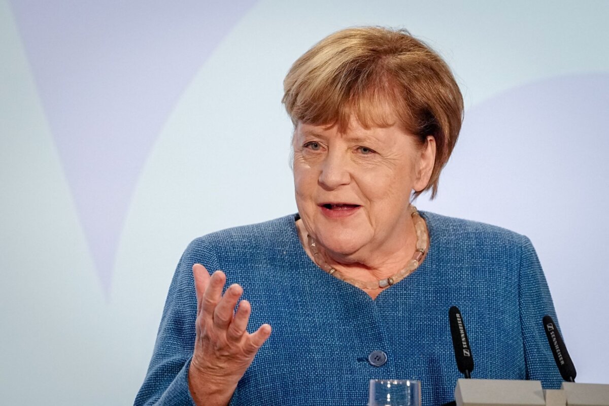 Ausstellungseröffnung „Kokoschkas Adenauer. Warhols Brandt.“ Altkanzlerin Merkel wirbt fürs Brückenbauen: «Muss Anspruch von Volksparteien sein.»