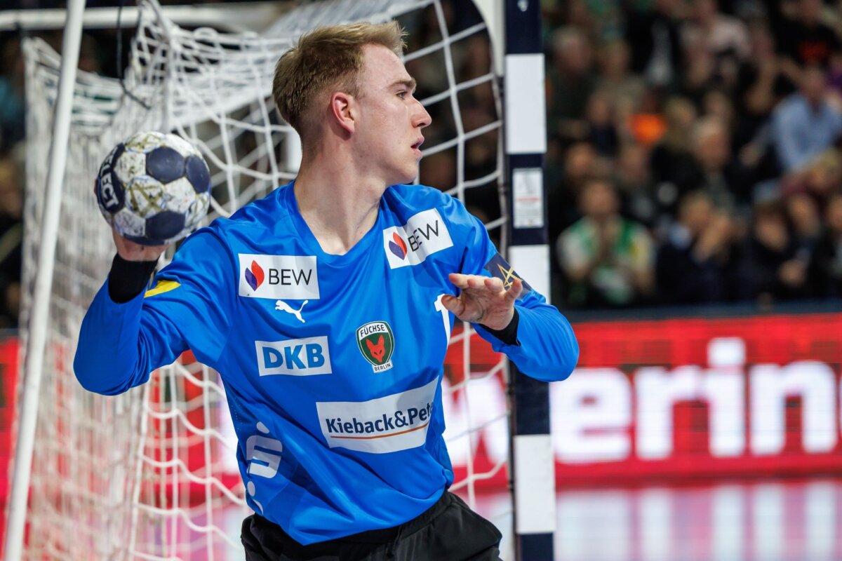Lasse Ludwig Füchse-Keeper Lasse Ludwig hofft, dass das Team die Lehren aus der Club-WM zieht (Archivbild)