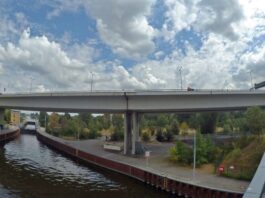 Weiterhin Sperrungen auf Rudolf-Wissell-Brücke Die Rudolf-Wissell-Brücke ist die längste Straßenbrücke Berlins. (Archivbild)