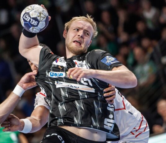 Müde Füchse Berlin mit Zittersieg in Bietigheim Nationalspieler Matthes Langhoff war bester Füchse-Schütze (Archivbild)