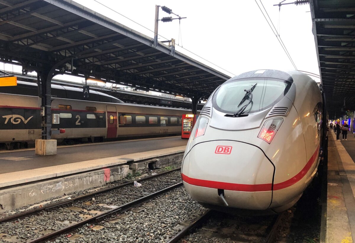 ICE in Paris Seit Ende 2024 gibt es die ICE-Direktverbindung zwischen den beiden europäischen Hauptstädten. (Archivbild)