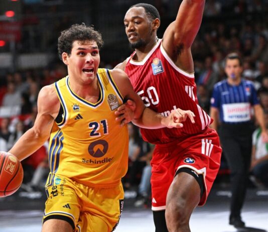 Alba Berlin schlägt Bilbao nach Krimi Flügelspieler Brandon Angel war überragender Alba-Spieler. (Archivbild)