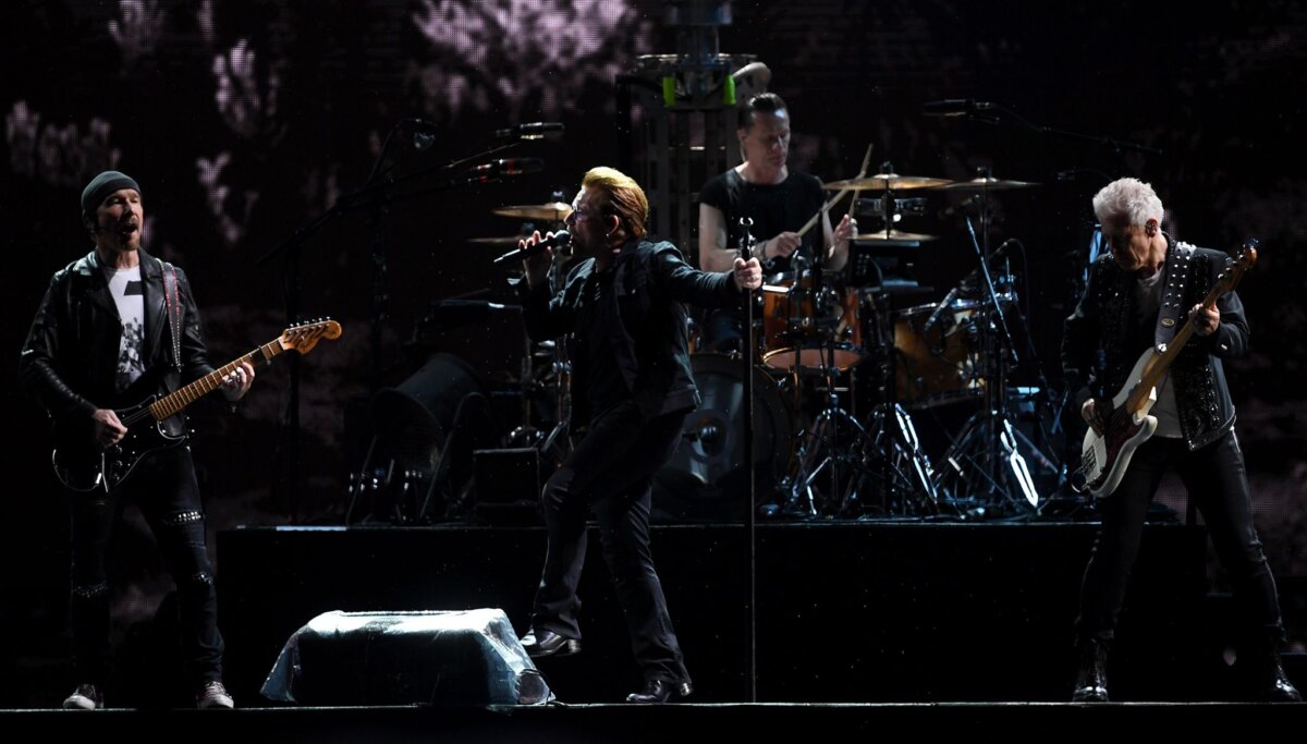 U2 U2 begeisterten ihre Fans auch 2017 bei ihrer «The Joshua Tree»-Tour im Olympiastadion. (Archivbild)
