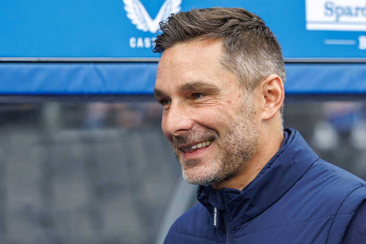 Stefan Leitl Hertha BSC kann zum vierten Mal in Folge ins Achtelfinale des DFB-Pokals einziehen. (Archivbild)