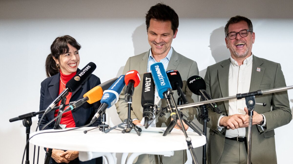 Pressekonferenz zu Sondierungsgesprächen Berlin Linke, Grüne und SPD haben ihre Sondierungsgespräche beendet - nun sollen Koalitionsverhandlungen zur Regierungsbildung beginnen.