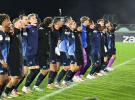 Hertha träumt weiter vom Pokalfinale im Olympiastadion Die Hertha-Profis jubeln über den Achtelfinal-Einzug.