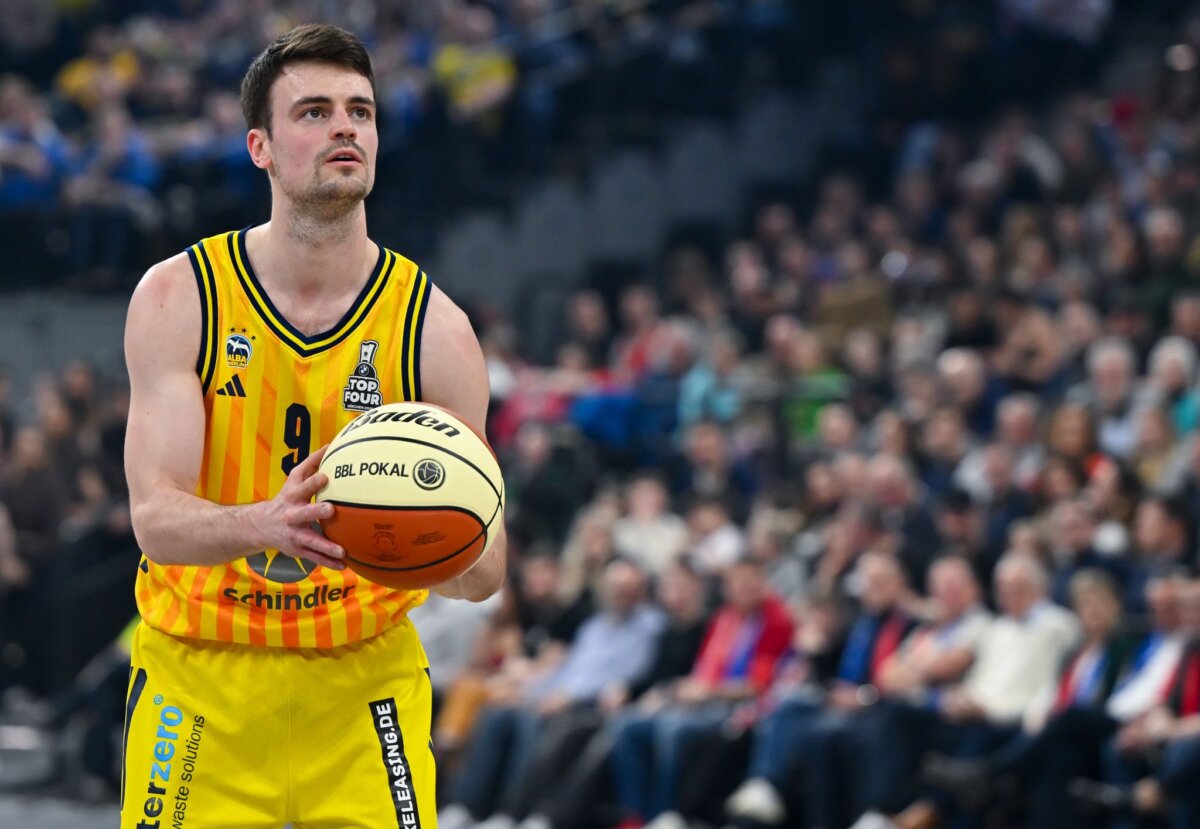Alba-Kapitän Jonas Mattisseck Für Alba-Kapitän Jonas Mattisseck war der Sieg gegen Bamberg ein Schritt in die richtige Richtung (Archivbild)