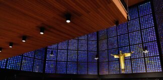 Gedenken an Hamas-Opfer in Gedächtniskirche Gedenken an die Hamas-Opfer in der Gedächtniskirche.