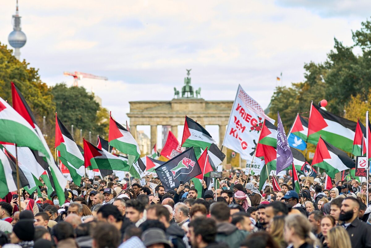 Demonstration 2025 Menschen demonstrieren 2025 bei der «United4Gaza»-Kundgebung in Berlin. (Archivbld)