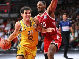 Alba Berlin siegt deutlich bei Slavia Prag Bester Berliner Schütze in Prag war Brandon Angel mit 21 Punkten. (Archivbild)