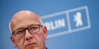 Wegner: Regierung darf sich nicht vor Extremisten fürchten Berlins Regierender Bürgermeister Kai Wegner (CDU) hat die Berliner Linke aufgefordert, bei Sicherheitrisiken nicht wegzugucken. (Archivbild)